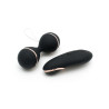 Ibiza Bolas Kegel con Control Remoto y Estimulador Negro