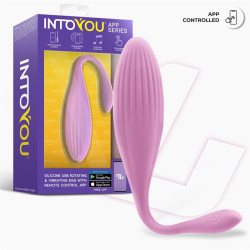 Huevo Vibrador con Bolas Internas con Rotación y APP USB
