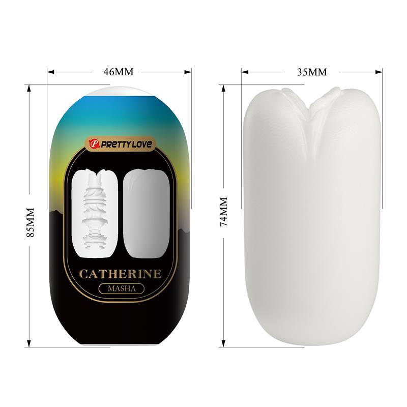Huevo Masturbador Catherine Masha Blanco