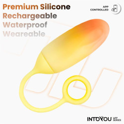 HUEVO CON APP SILICONA AMARILLO/NARANJA