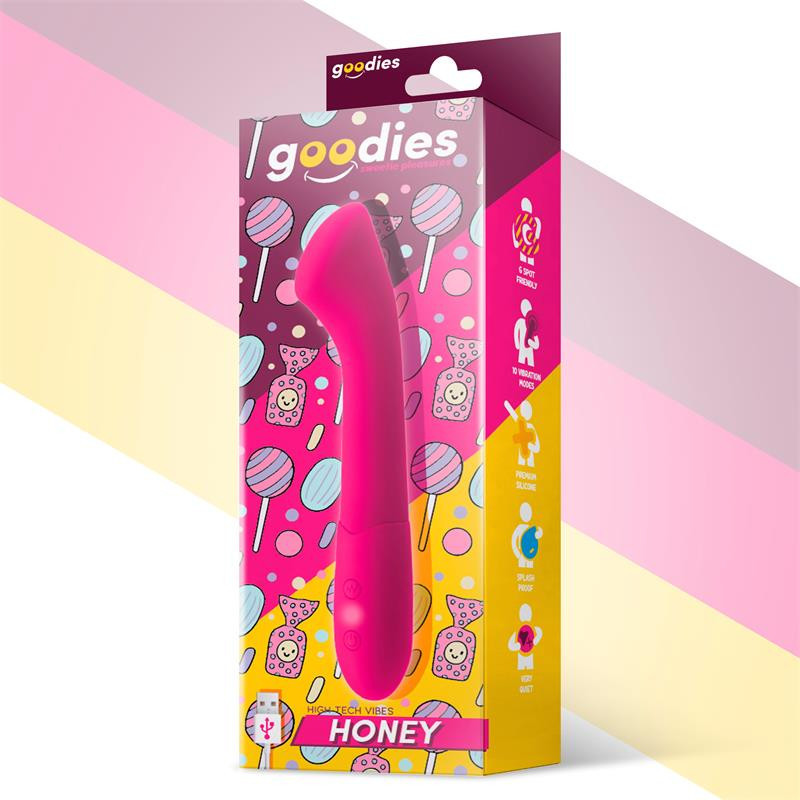 Honey Vibrador Punto G Silicona USB