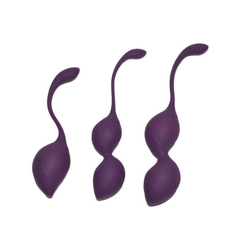 Geneva Set de 3 Bolas Kegel Purpura