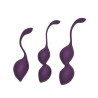 Geneva Set de 3 Bolas Kegel Purpura