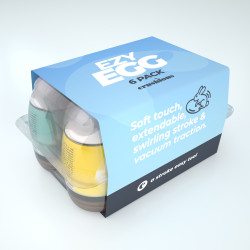 CAJA DE 6 HUEVOS MASTURBADORES EZY EGG CRUSHIOUS