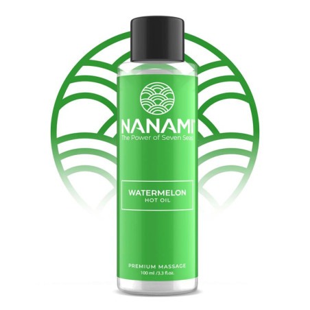 Aceite de Masaje Efecto Calor Aroma a Sandía 100ml Nanami