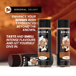 ACEITE DE MASAJE PREMIUM EFECTO CALOR SABOR TARTA AMERICANA 3 EN 1 - 100 ML