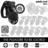 Addicted Toys Locked - Mindnight Cell Jaula Para Pene 4.2 Cm Talla M