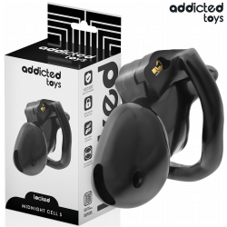 Addicted Toys Locked - Mindnight Cell Jaula Para Pene Talla S 4.8 Cm