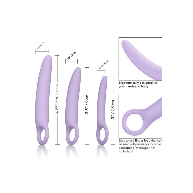 ALENA SET DE 3 DILATADOR VAGINAL SILICONA DR LAURA BERMAN
