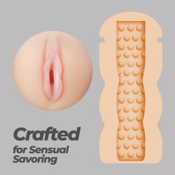 FAPPUCINO MASTURBADOR VAGINAL PORTÁTIL CREAMY PUSS CRUSHIOUS