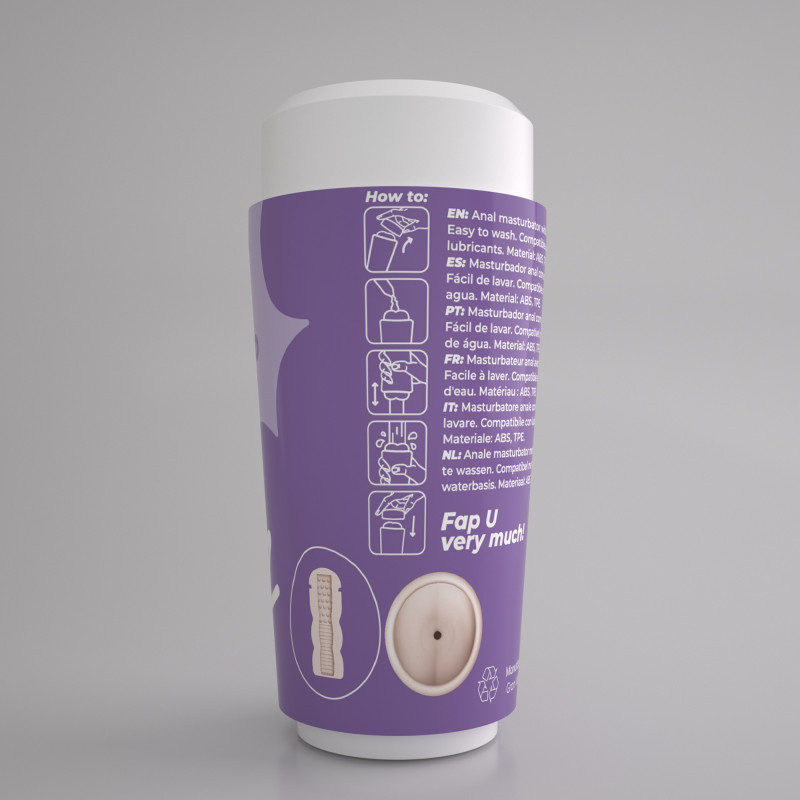 FAPPUCINO MASTURBADOR ANAL PORTÁTIL HOT BUNS CRUSHIOUS