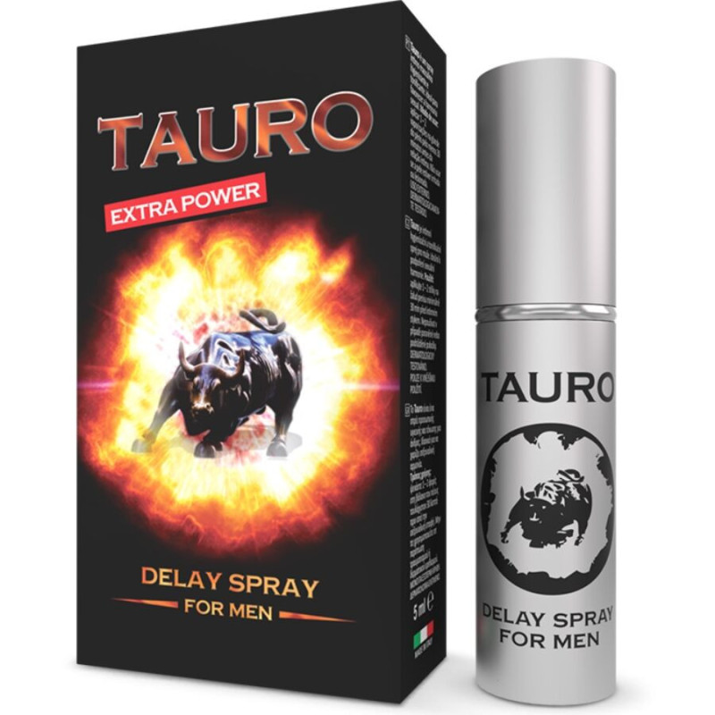 EXTRA SPRAY RETARDANTE PARA HOMBRES 5 ML - TAURO
