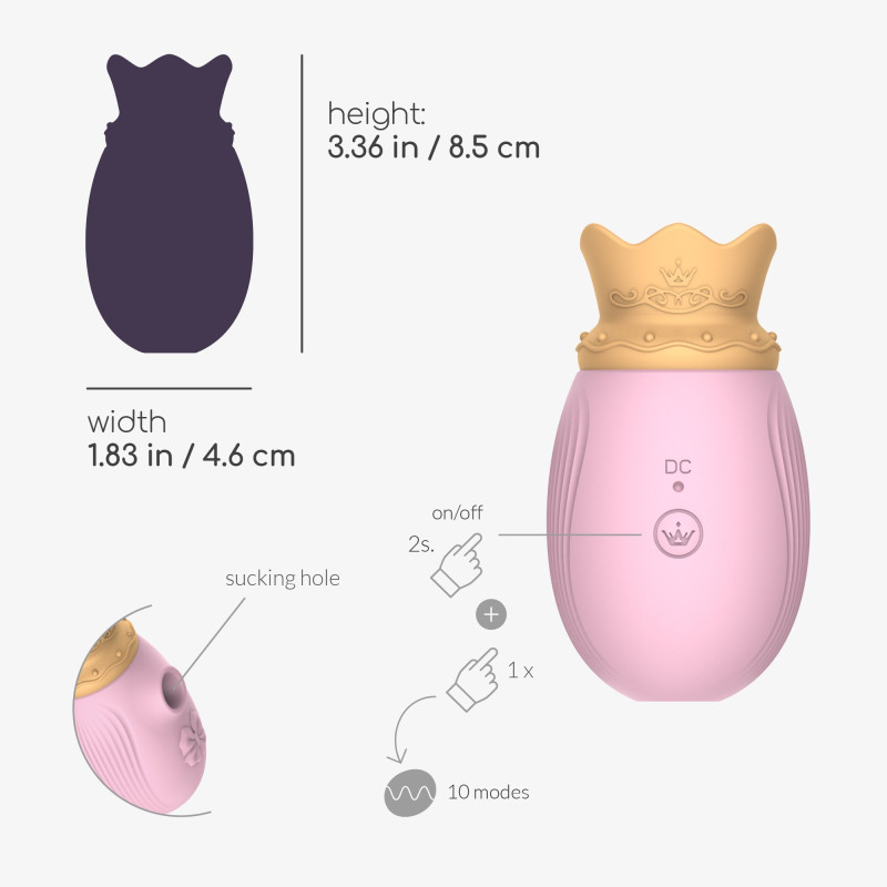 Estimulador Monarch rosa