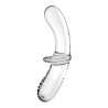 Estimulador de Cristal Double Crystal Hot and Cold Transparente Satisfyer