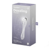 Estimulador de Cristal Dazzling Crystal 1 Hot and Cold Transparente Satisfyer