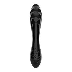 Estimulador de Cristal Dazzling Crystal 1 Hot and Cold Negro Satisfyer