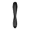 Estimulador de Cristal Dazzling Crystal 1 Hot and Cold Negro Satisfyer