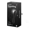 Estimulador de Cristal Dazzling Crystal 1 Hot and Cold Negro Satisfyer