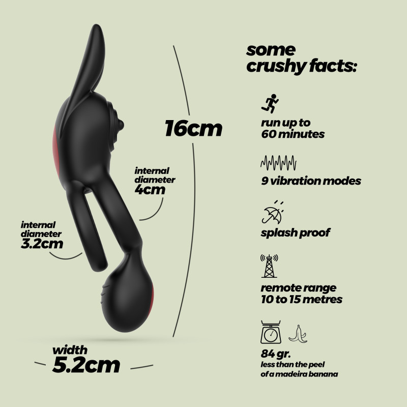 Anillo Dingo para pene con vibración