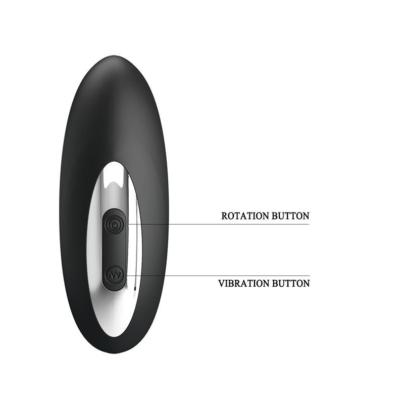 Estimulador Anal con Bolas Internas y Rotación