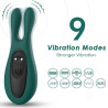 Estimulador & vibrador rabbit verde