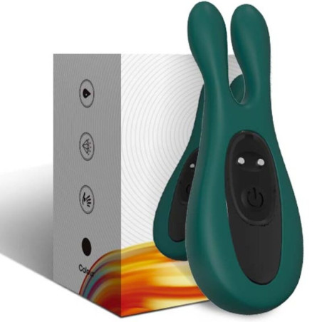 Estimulador & vibrador rabbit verde