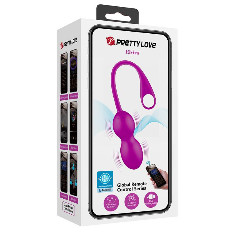 ELVIRA BOLAS KEGEL CON VIBRACIÓN Y APP - PRETTYLOVE