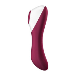 Dual Crush Vibrador y Succionador USB Rojo SATISFYER