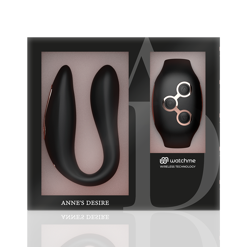ANNE'S DESIRE - DUAL PLEASURE TECNOLOGÍA WATCHME NEGRO