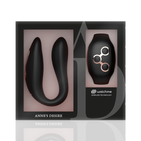 ANNE'S DESIRE - DUAL PLEASURE TECNOLOGÍA WATCHME NEGRO