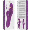 APOLO VIBRADOR MULTIFUNCIÓN RECARGABLE 7 VIBRACIONES CON LENGUA OSCILANTE MORADO