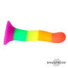 DILDOX BY ENGILY ROSS DILDO COLOR ARCOIRIS 18 CM