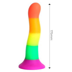 DILDOX BY ENGILY ROSS DILDO COLOR ARCOIRIS 18 CM