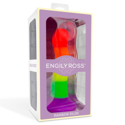 DILDOX BY ENGILY ROSS DILDO COLOR ARCOIRIS 18 CM