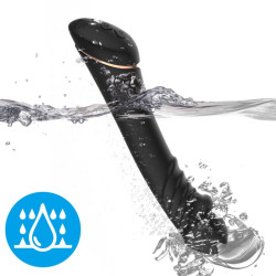 DILDO VIBRADOR SILICONA NEGRO