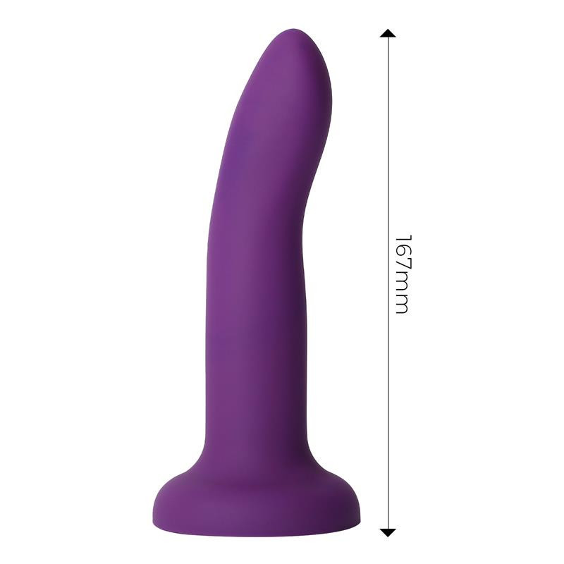 DILDO QUE CAMBIA DE COLOR DE PÚRPURA A ROSA 17cm