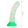 DILDO QUE BRILLA EN LA OSCURIDAD CONFETTI STAR