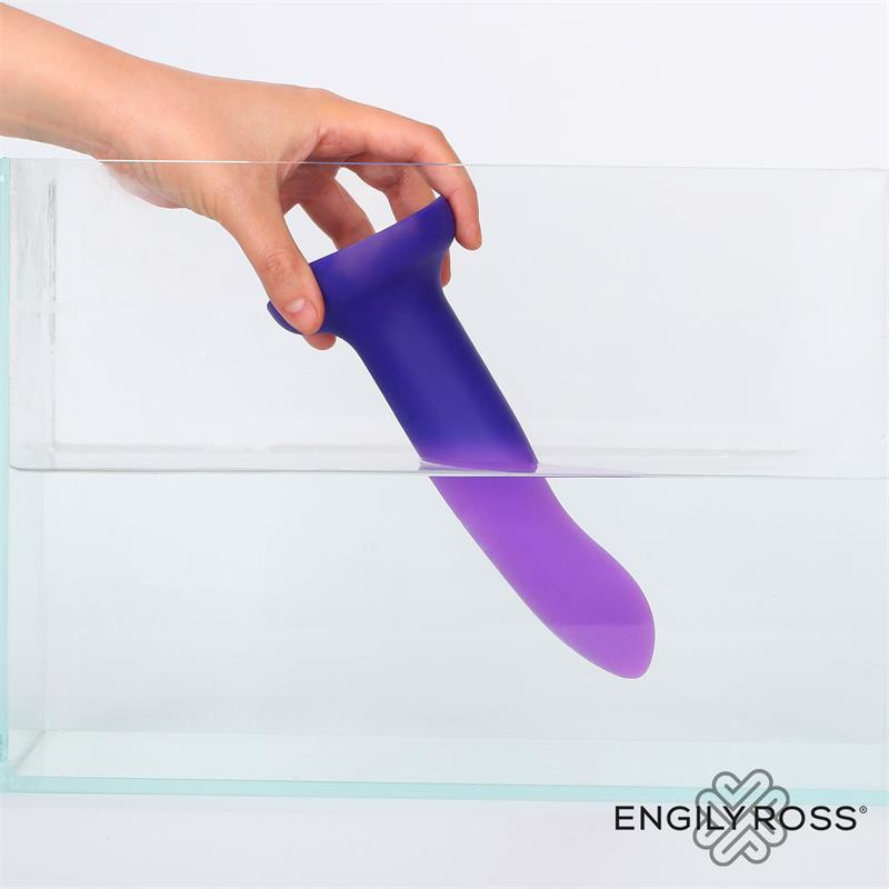 DILDO CON VIBRACIÓN QUE CAMBIA DE COLOR