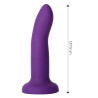 DILDO CON VENTOSA COLOR DEGRADO 13.6 CM
