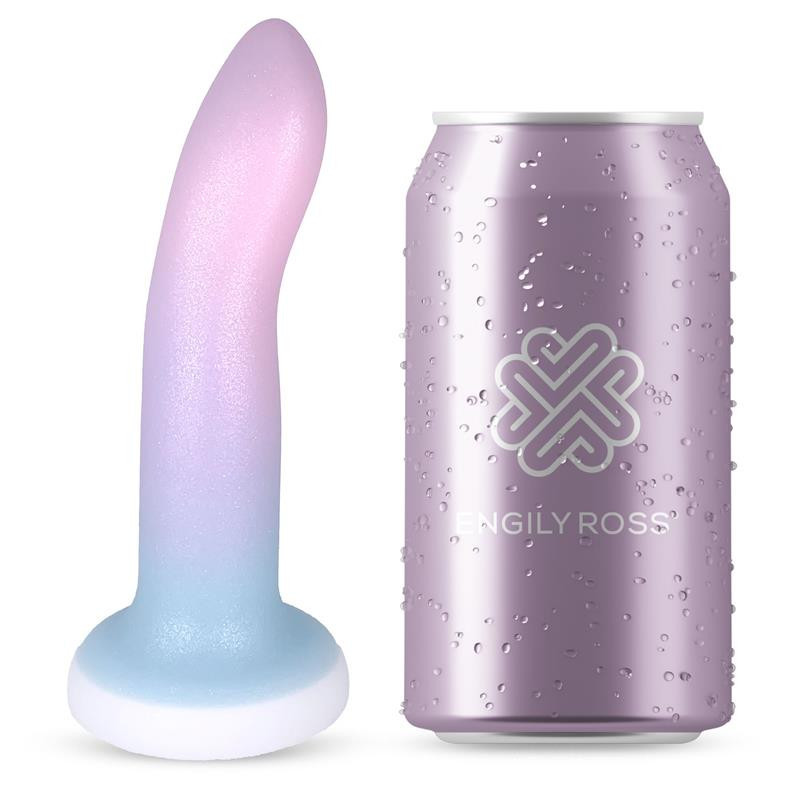 DILDO CON VENTOSA COLOR DEGRADO