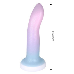 DILDO CON VENTOSA COLOR DEGRADO