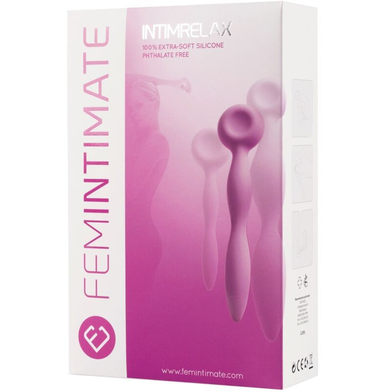 Dilatadores Vaginales Intimrelax Rosa Silicona