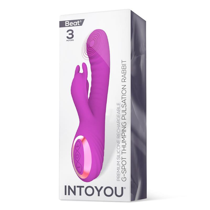 Beat3 Vibrador con Punto G con Pulsación 3 Motores