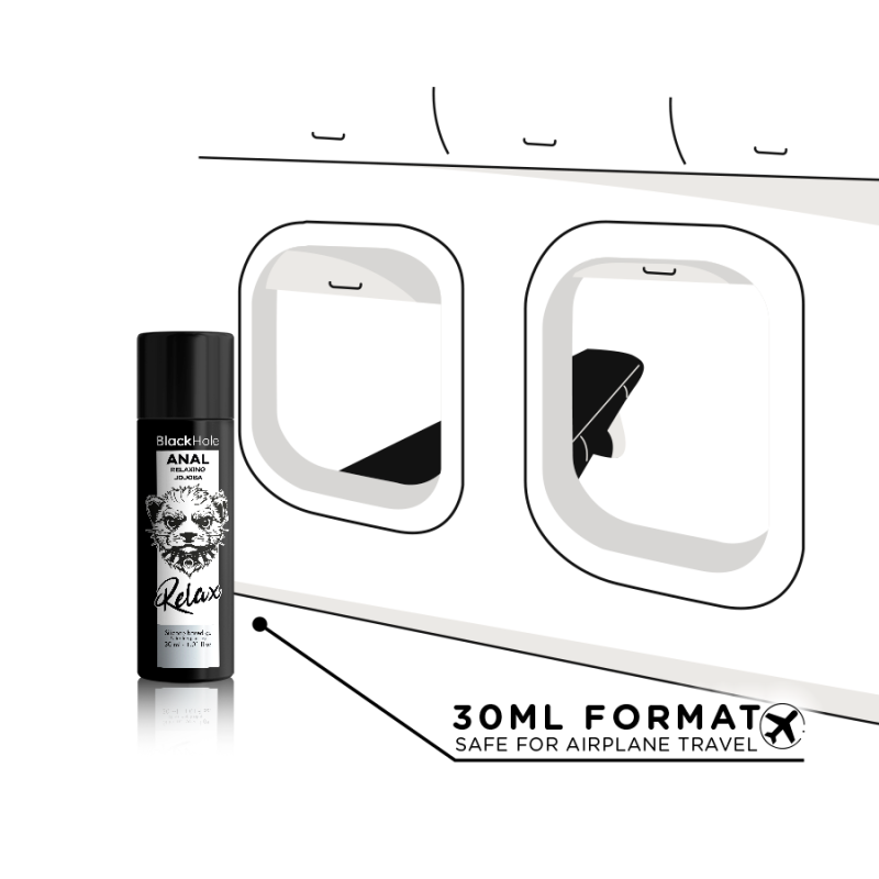 BLACK HOLE – Anal Relaxing con Jojoba Base Silicona 30 ml