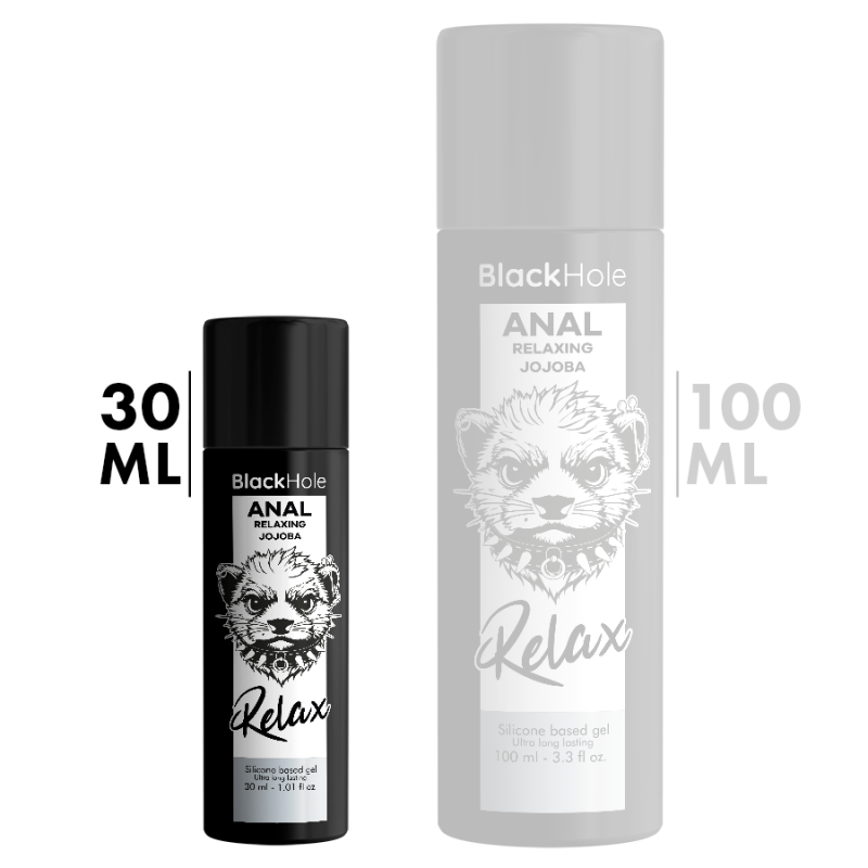 BLACK HOLE – Anal Relaxing con Jojoba Base Silicona 30 ml