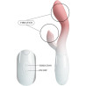 BRIGHTY VIBRADOR PUNTO G + ESTIMULADOR CLÍTORIS 30 VIBRACIONES ROSA