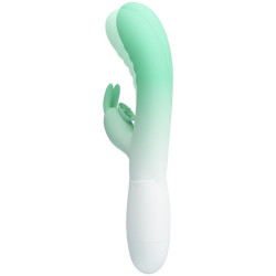 CERBERUS VIBRADOR RABBIT 3O VIBRACIONES VERDE
