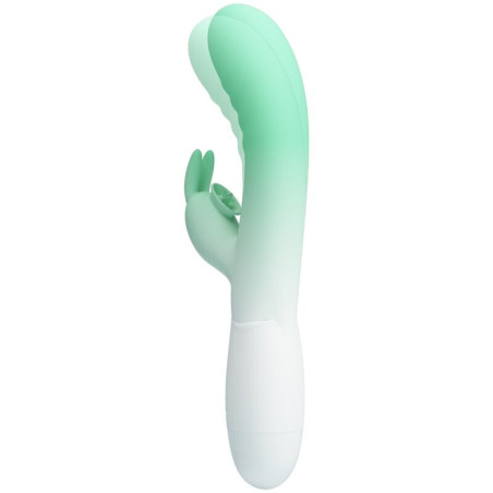 CERBERUS VIBRADOR RABBIT 3O VIBRACIONES VERDE