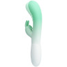 CERBERUS VIBRADOR RABBIT 3O VIBRACIONES VERDE