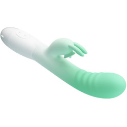 CERBERUS VIBRADOR RABBIT 3O VIBRACIONES VERDE